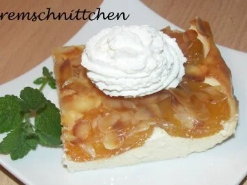 Rezept: Aprikosen - Käsekuchen ohne Boden Aprikosen - Käsekuchen ohne Boden - Rezept