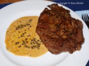 Schweinemedaillons mit  Whisky-Pfeffer-Sauce - Rezept