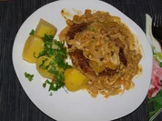 Schweinekoteletts in Senfsauce - Rezept