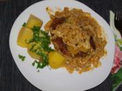 Schweinekoteletts in Senfsauce - Rezept