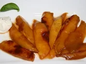 Dessert: Gebackene Mango mit Zimt - Rezept