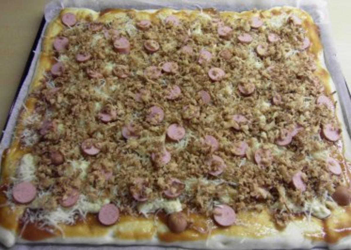 Bilder für Hot-Dog Pizza Rezept