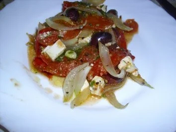 Schmortomaten mit Feta - Rezept