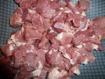 Rezept: Süss-saure Chinapfanne mit Schweinefleisch und Gemüse an Mie-Nudeln Bild Nr. 3 Süss-saure Chinapfanne mit Schweinefleisch und Gemüse an Mie-Nudeln - Rezept - Bild Nr. 3