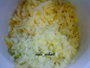 Rezept: Reibekuchen mit Schinkenwürfeln Bild Nr. 2 Reibekuchen mit Schinkenwürfeln - Rezept - Bild Nr. 2