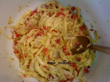 Rezept: Reibekuchen mit Schinkenwürfeln Bild Nr. 5 Reibekuchen mit Schinkenwürfeln - Rezept - Bild Nr. 5