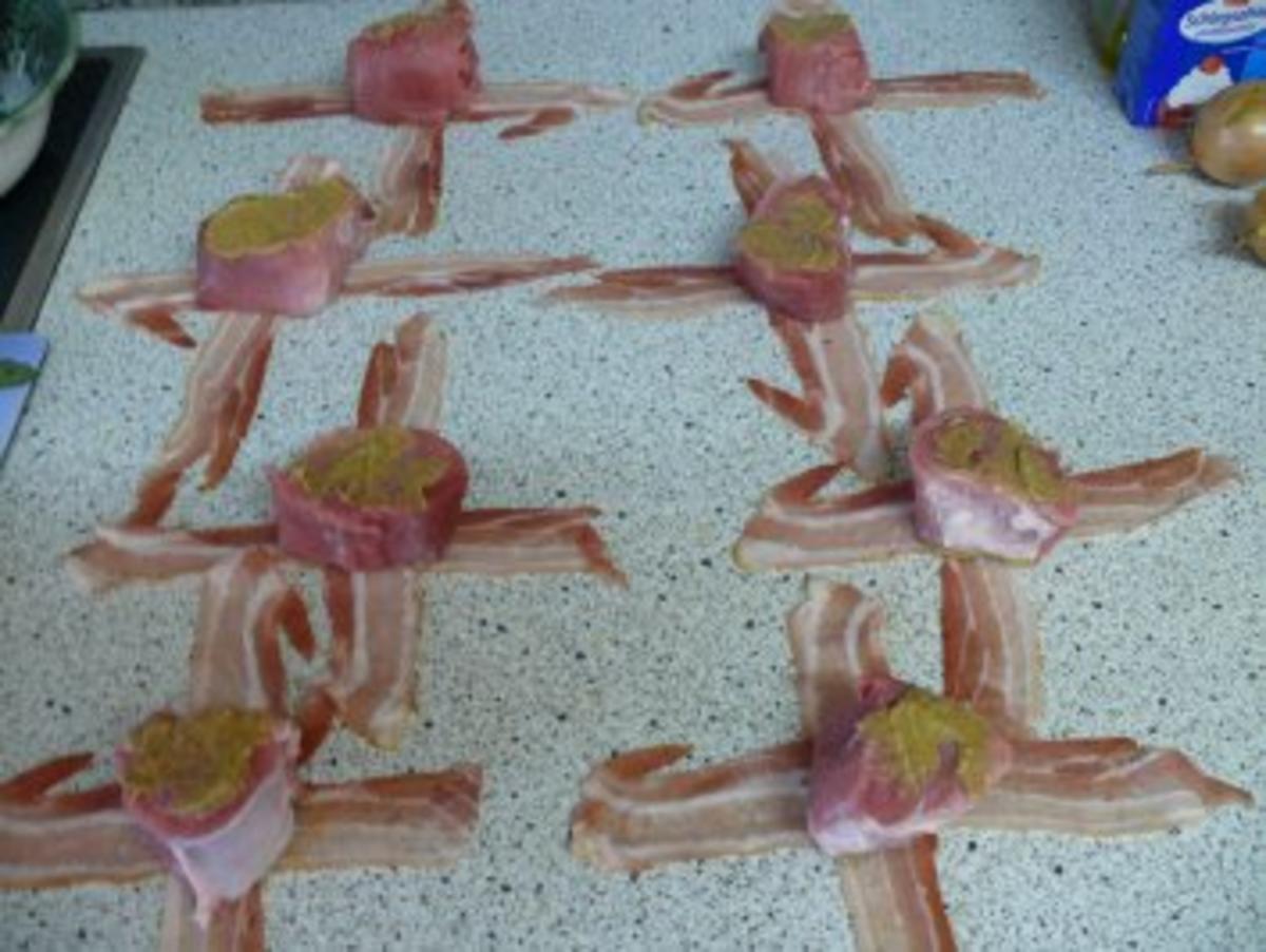 Schweinemedaillons in Champignon-Senf-Rahm - Rezept - Bild Nr. 3