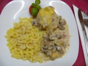 Schweinemedaillons in Champignon-Senf-Rahm - Rezept