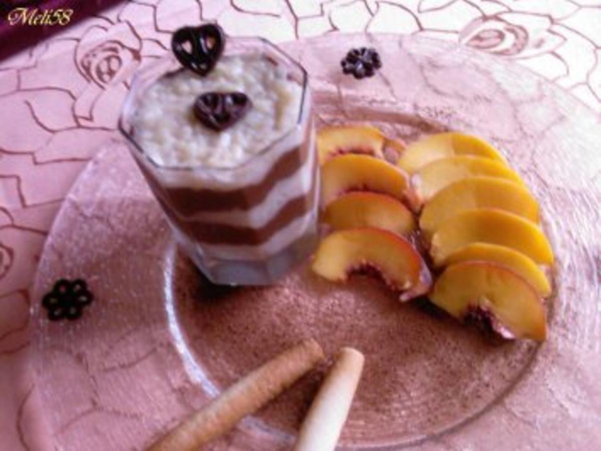 Desserts: Vanille-Risotto mit Schokolade und Obst - Rezept - kochbar.de