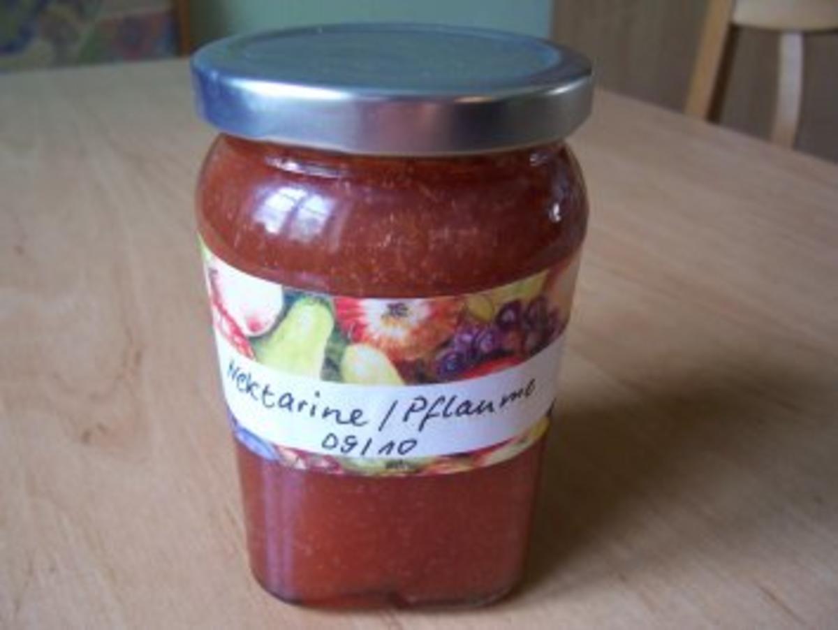 Bilder für Nektarinen-Pflaumen-Marmelade - Rezept