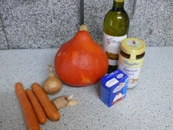 Rezept: Cremesuppe vom Kürbis Bild Nr. 2 Cremesuppe vom Kürbis - Rezept - Bild Nr. 2