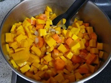 Rezept: Cremesuppe vom Kürbis Bild Nr. 3 Cremesuppe vom Kürbis - Rezept - Bild Nr. 3