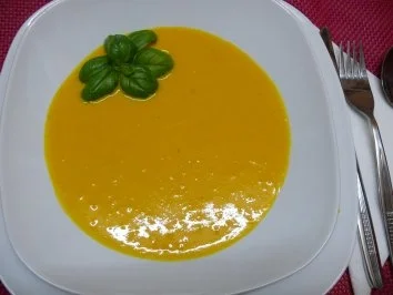 Rezept: Cremesuppe vom Kürbis Cremesuppe vom Kürbis - Rezept