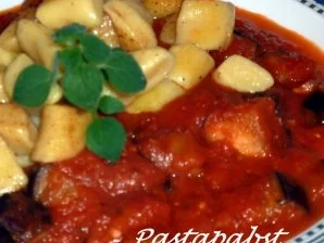 Gnocchis mir Auberginen-Tomatensugo - Rezept - Bild Nr. 6