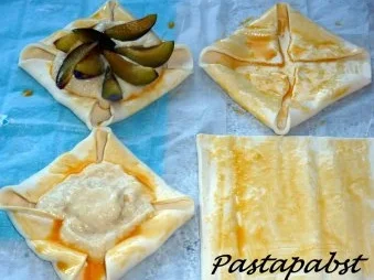 Rezept: Marzipan-Zwetschgentaschen Bild Nr. 2 Marzipan-Zwetschgentaschen - Rezept - Bild Nr. 2