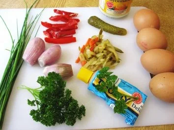 Eiersalat - herzhaft deftig - Rezept - Bild Nr. 3