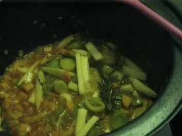 Rezept: Schweinshaxenscheiben mit Gemüse geschmort Bild Nr. 8 Schweinshaxenscheiben mit Gemüse geschmort - Rezept - Bild Nr. 8