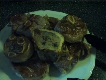 Rezept: Schweinshaxenscheiben mit Gemüse geschmort Bild Nr. 5 Schweinshaxenscheiben mit Gemüse geschmort - Rezept - Bild Nr. 5