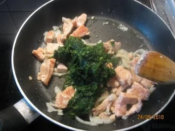 Lachs-Spinat mit Kartoffeln überbacken - Rezept - Bild Nr. 4