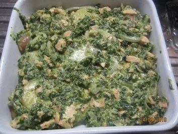 Lachs-Spinat mit Kartoffeln überbacken - Rezept - Bild Nr. 10