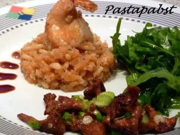 Rezept: Lachstartar mit gebratenen Pfifferlingen Bild Nr. 2 Lachstartar mit gebratenen Pfifferlingen - Rezept - Bild Nr. 2