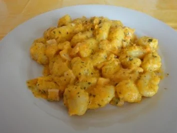 Gnocci mit einer Möhren-Basilikum-Soße - Rezept - Bild Nr. 2