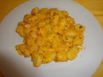 Gnocci mit einer Möhren-Basilikum-Soße - Rezept