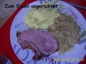 Kasseler mit Sauerkraut wie wir es mögen - Rezept