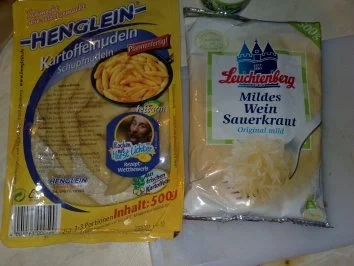 Schupfnudeln mit Sauerkraut - Rezept