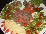 Leberstreifen "TOMATELLO"... - Rezept