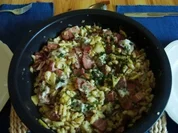 Apfelweinspätzli-Pfanne - Rezept