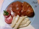 Fleisch: Geschmorte Kalbshaxe - Rezept