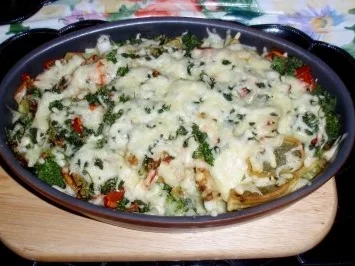 Rezept: Maultaschen-Gemüse-Auflauf Bild Nr. 9 Maultaschen-Gemüse-Auflauf - Rezept - Bild Nr. 9