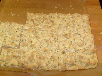 Streuselkuchen mit dünnem Boden - Rezept