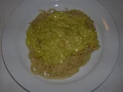 Spaghetti mit Curry-Shrimps-Ananas-Sauce - Rezept