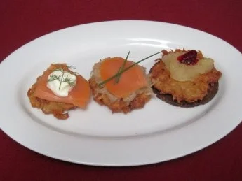 Rezept: Variation von Rievkooche de luxe Variation von Rievkooche de luxe - Rezept