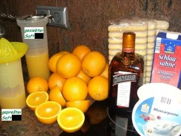 Rezept: Dessert: ORANGEN - TIRAMISU Bild Nr. 2 Dessert: ORANGEN - TIRAMISU - Rezept - Bild Nr. 2