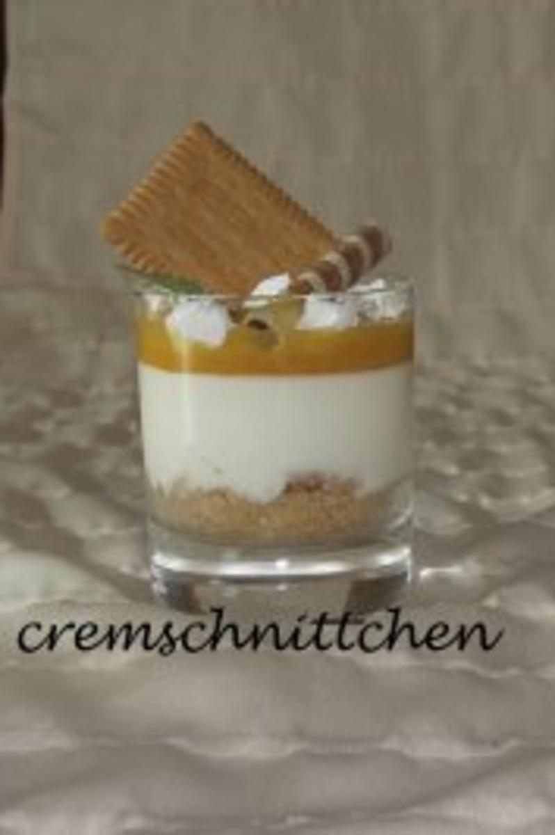 Butterkeksgrumble mit Mascarpone - Rezept