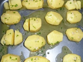 Knoblauch - Fächerkartoffeln .... - Rezept - Bild Nr. 3
