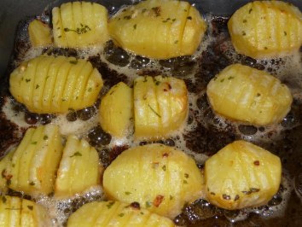 Knoblauch - Fächerkartoffeln .... - Rezept - Bild Nr. 2