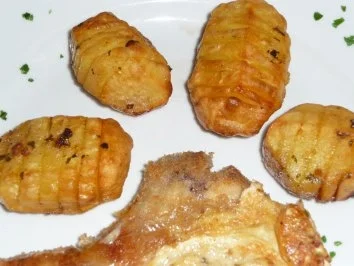 Knoblauch - Fächerkartoffeln .... - Rezept