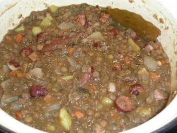 Rezept: Eintopf: Linsen süß-sauer Bild Nr. 2 Eintopf: Linsen süß-sauer - Rezept - Bild Nr. 2