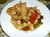 Mediterrane Hähnchen-Pfanne - Rezept