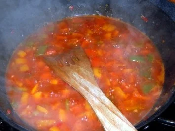 Feuriges Hähnchenragout - Rezept - Bild Nr. 8