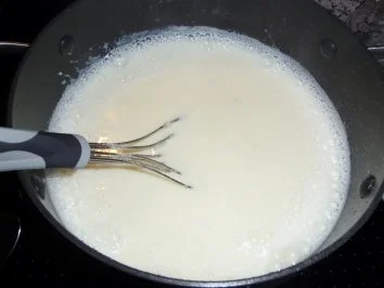 Grießpudding / - suppe mit Apfelmus - Rezept - Bild Nr. 2