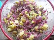 Kartoffelsalat mit Kapern und Oliven - Rezept
