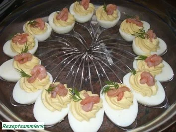 Party/Fete: GEFÜLLTE EIER - Rezept