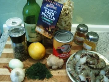 Rezept: Riesengarnelen in einer Safran-Currysoße Bild Nr. 2 Riesengarnelen in einer Safran-Currysoße - Rezept - Bild Nr. 2