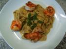 Riesengarnelen in einer Safran-Currysoße - Rezept