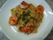 Rezept: Riesengarnelen in einer Safran-Currysoรe Riesengarnelen in einer Safran-Currysoรe - Rezept